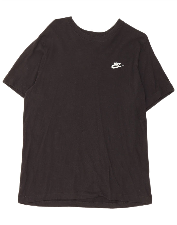 T-shirt da uomo Nike Top grande in cotone nero