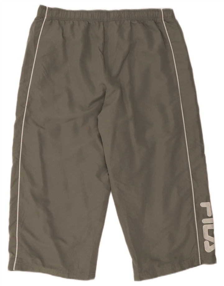 Pantaloni da tuta Fila da uomo con grafica Capri XL poliestere grigio