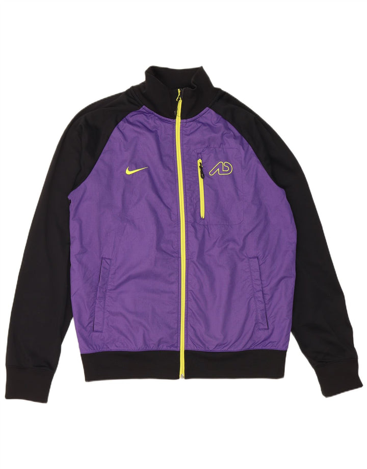 Giacca da tuta Nike da uomo, colore viola medio, color block