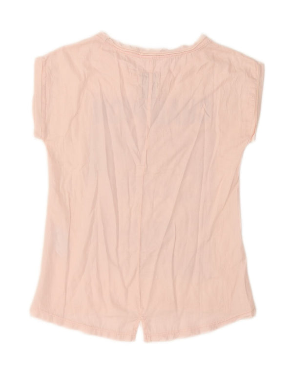 T-shirt grafica da donna Champion Top UK 10 piccola in cotone rosa