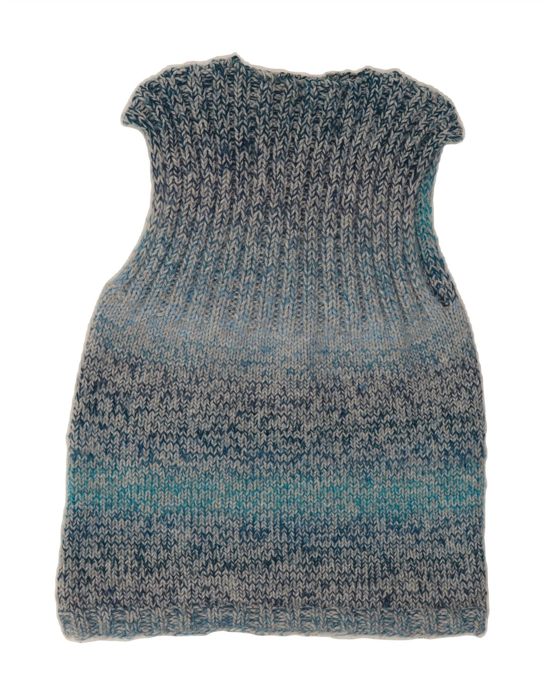VINTAGE Womens Vest Tank Top UK 10 Small Blue Striped Vintage Vintage and Second-Hand Vintage from Messina Hembry 