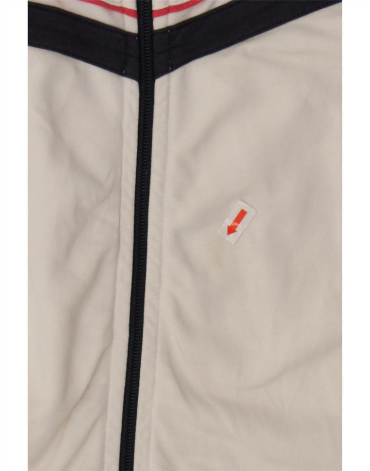 CHAMPION Womens Heritage Fit Tracksuit Top Jacket UK 14 Medium White Vintage Champion and Second-Hand Champion from Messina Hembry 