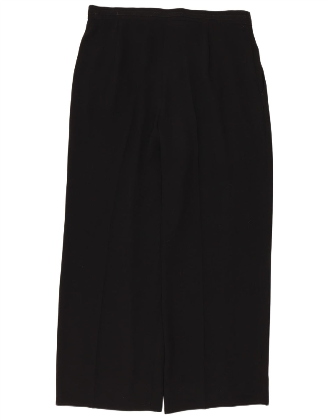 Pantaloni chino dritti da donna Perte by Krizia W32 L28 poliestere nero