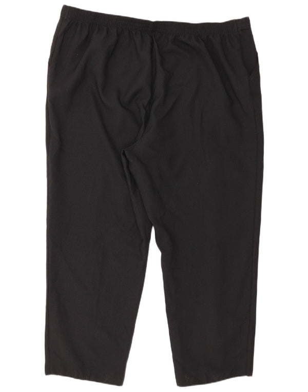 Pantaloni corti affusolati da donna Marks & Spencer UK 22 2XL W44 L27 Nero
