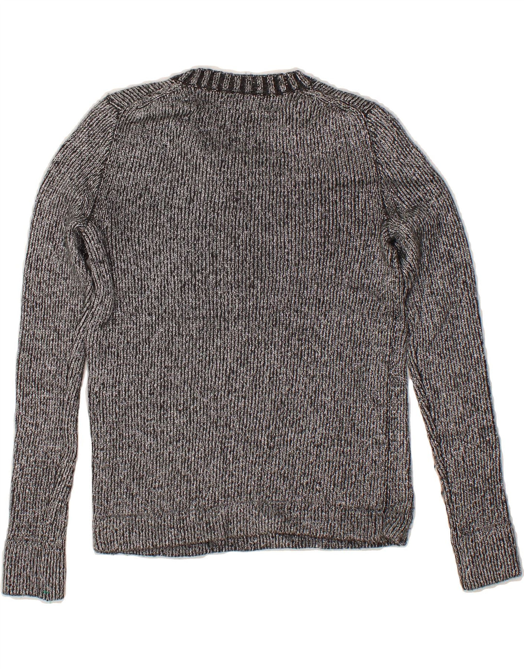 J. CREW Womens Crew Neck Jumper Sweater UK 10 Small Grey Wool Vintage J. Crew and Second-Hand J. Crew from Messina Hembry 