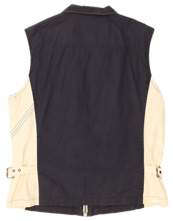 Gilet da uomo Harmont & Blaine UK 42 XL Blu navy in cotone color block