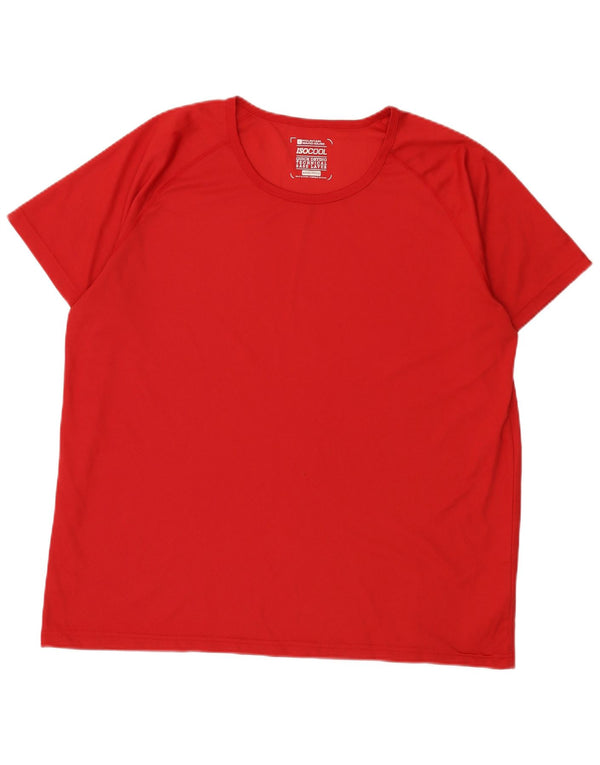 T-shirt IsoCool da uomo Mountain Warehouse 3XL rossa in poliestere