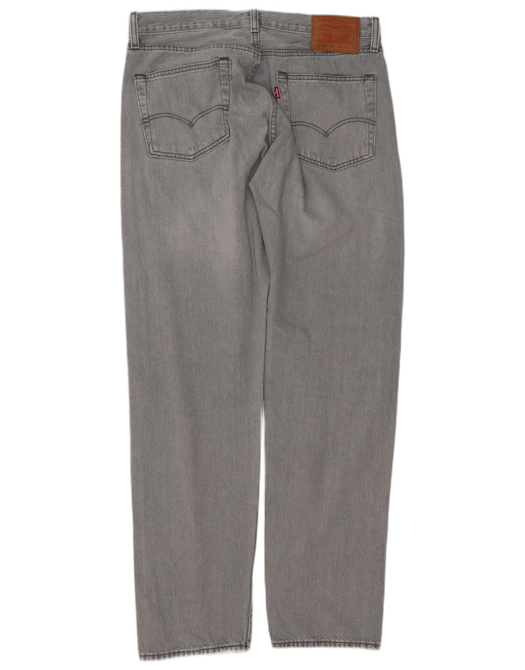 Levi's Uomo 501 Jeans dritti W34 L32 Cotone grigio