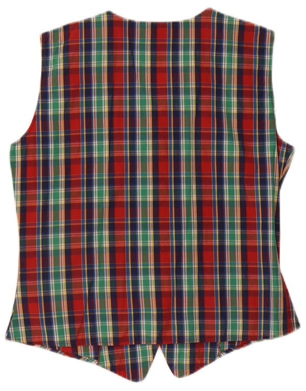 Gilet da donna Enara Camice taglia 2 UK 14 medio multicolore a quadri