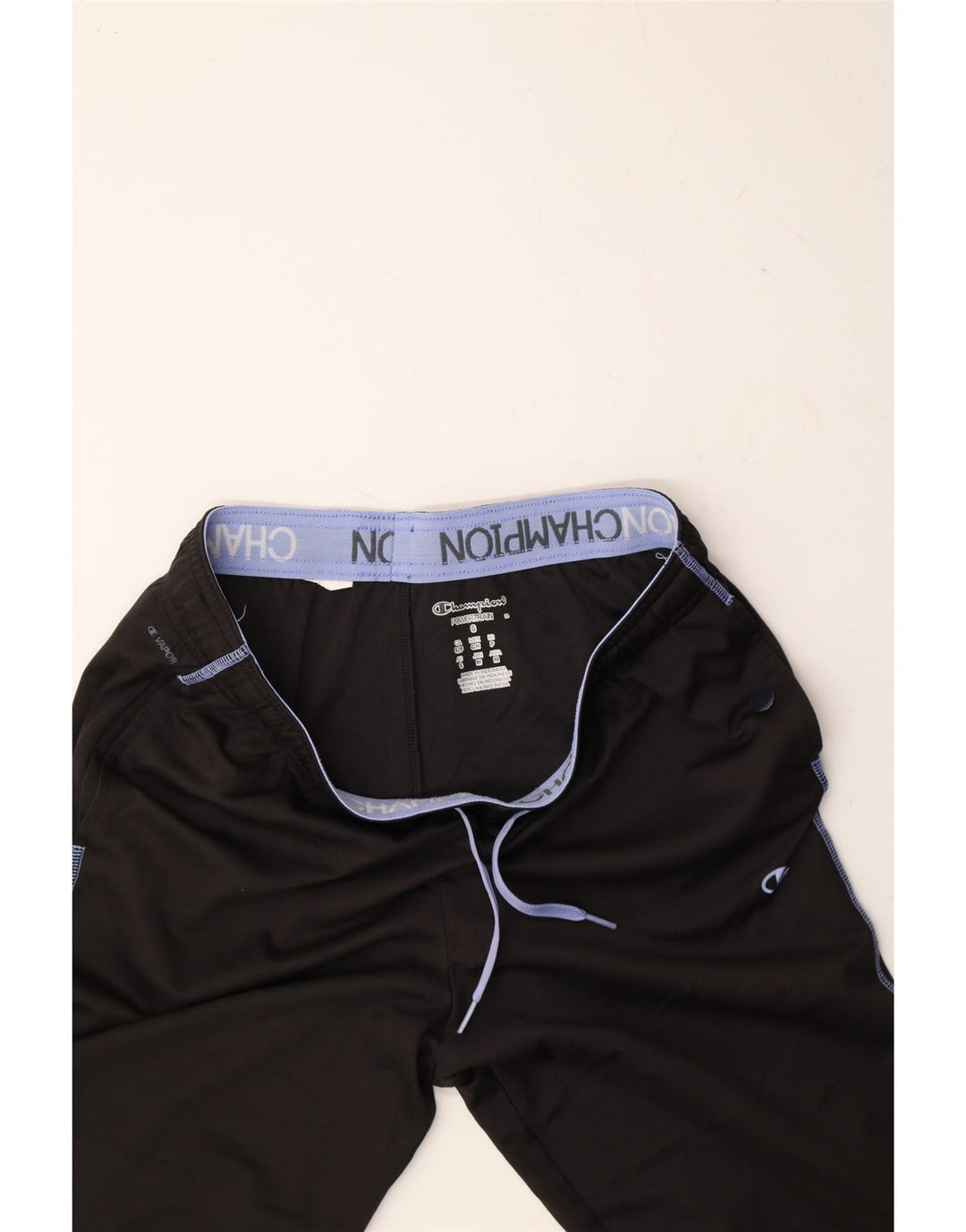 CHAMPION Womens Bermuda Sport Shorts UK 10 Small  Black Vintage Champion and Second-Hand Champion from Messina Hembry 