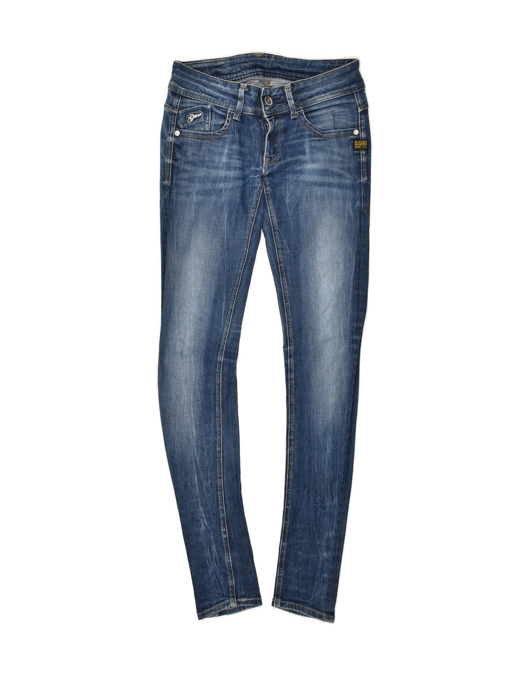 G-STAR Womens Skinny Jeans W26 L32 Blue | Vintage G-Star | Thrift | Second-Hand G-Star | Used Clothing | Messina Hembry 