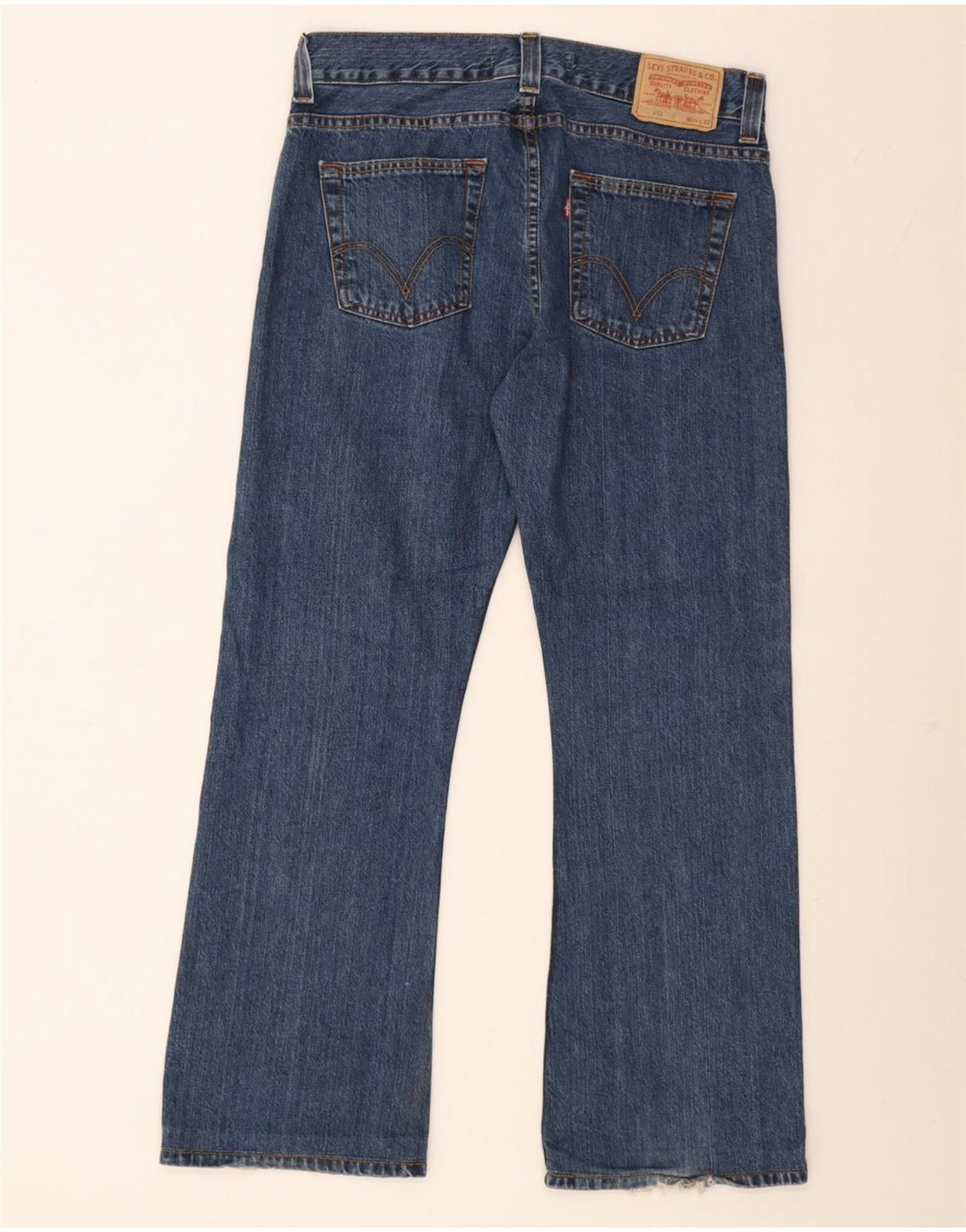Jeans Levi's Uomo 512 Bootcut W34 L32 Cotone Blu