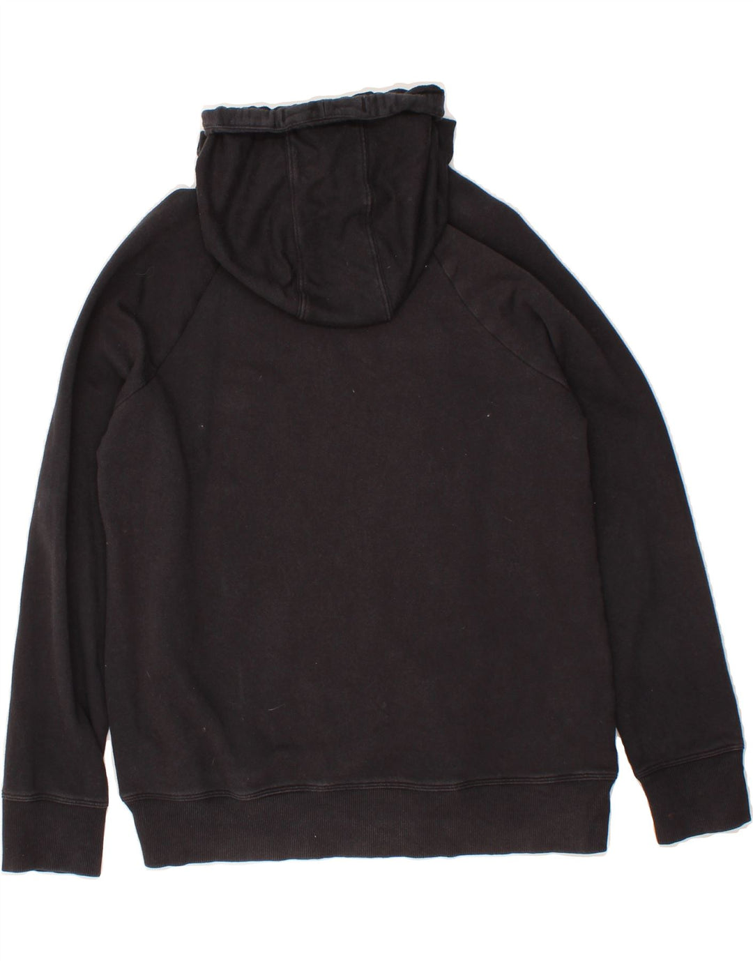 UNDER ARMOUR Womens Hoodie Jumper UK 14 Medium Black Cotton Vintage Under Armour and Second-Hand Under Armour from Messina Hembry 