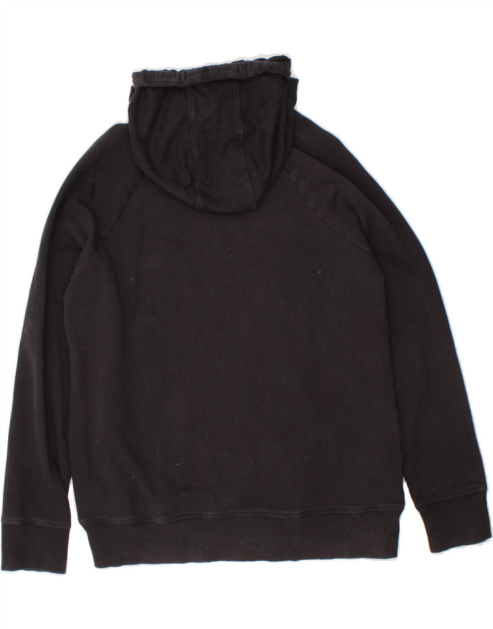 UNDER ARMOUR Womens Hoodie Jumper UK 14 Medium Black Cotton Vintage Under Armour and Second-Hand Under Armour from Messina Hembry 