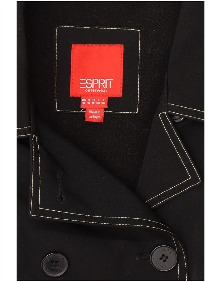 Cappotto da marinaio Sherpa da donna Esprit UK 18 XL poliestere nero