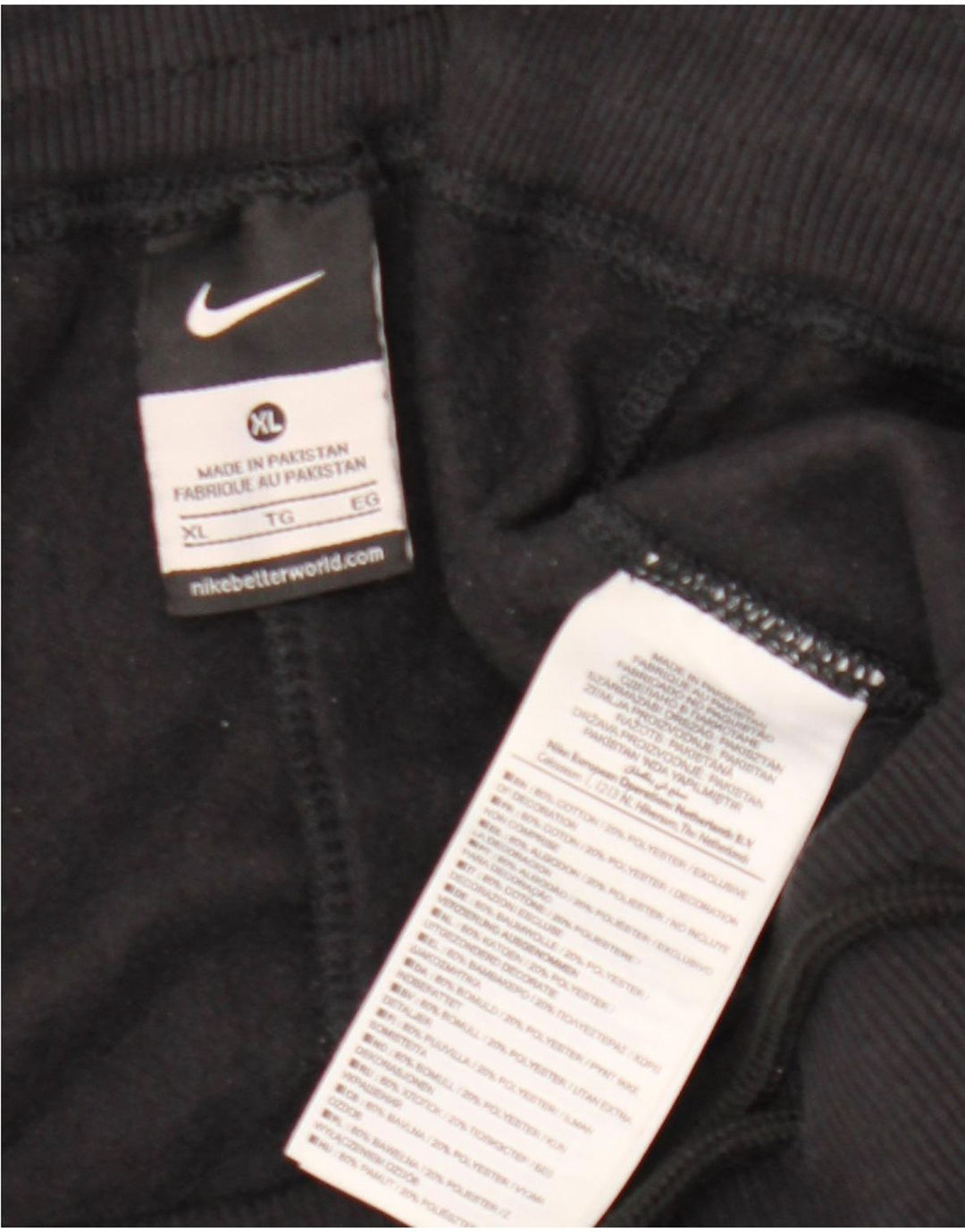 Pantaloni della tuta da uomo Nike X cotone nero