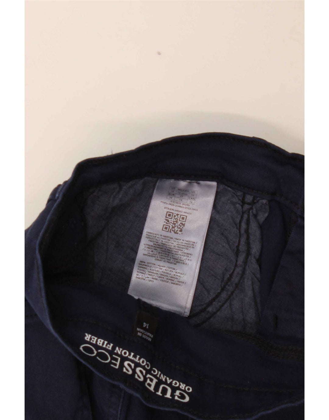 Guess Pantaloncini di jeans da ragazzo 13-14 anni W28 Blu Cotone