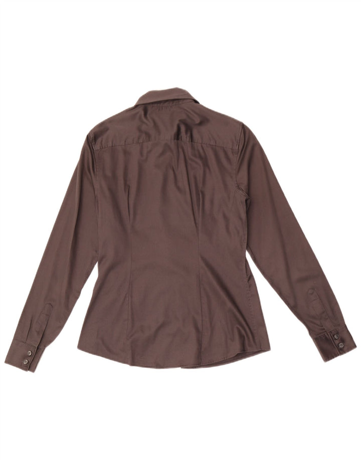 Camicia da donna Banana Republic US 4 Small in cotone marrone