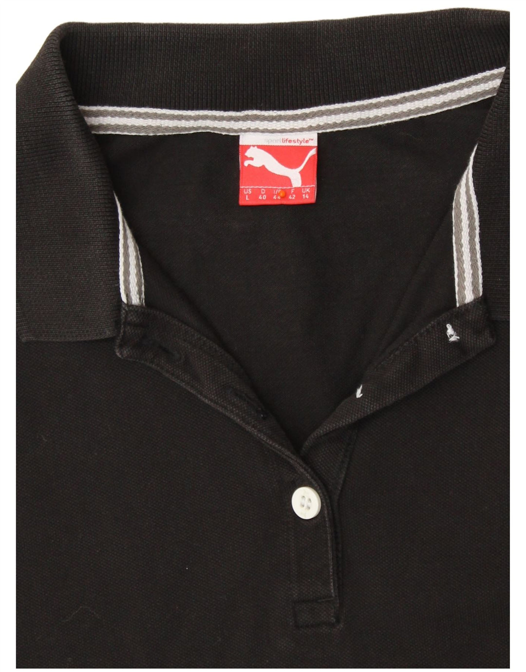 Polo Puma da donna UK 14 media nera