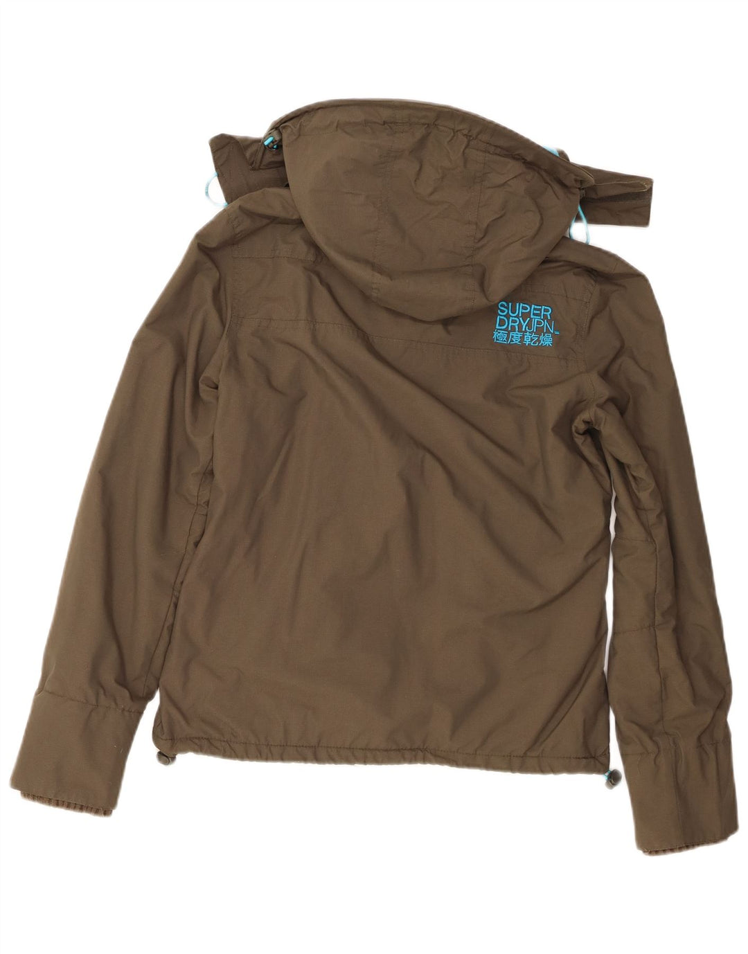 Giacca a vento con cappuccio da donna Superdry The Windcheater UK 10 Small Khaki