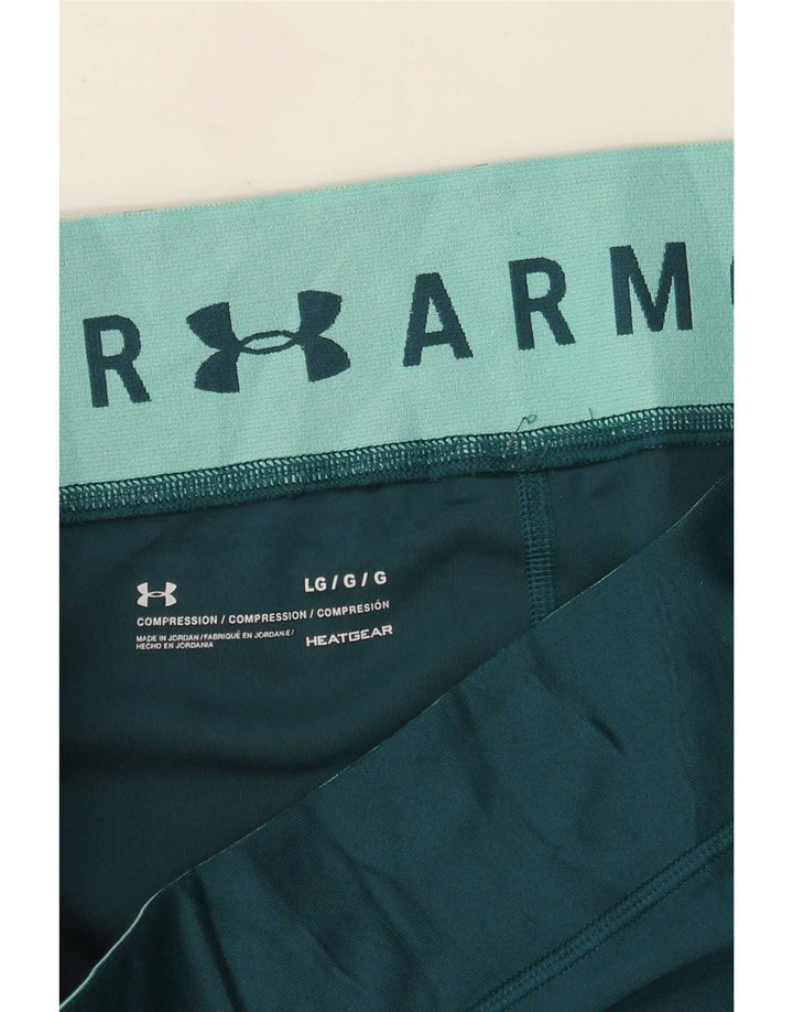 Leggings Capri a compressione da donna Under Armour UK 14 Large Verde