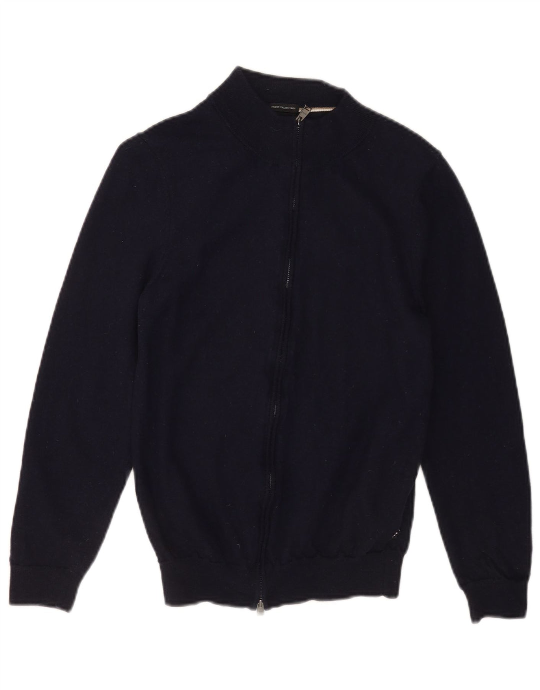 Maglione cardigan da donna Hugo Boss UK 12 Lana vergine blu navy medio