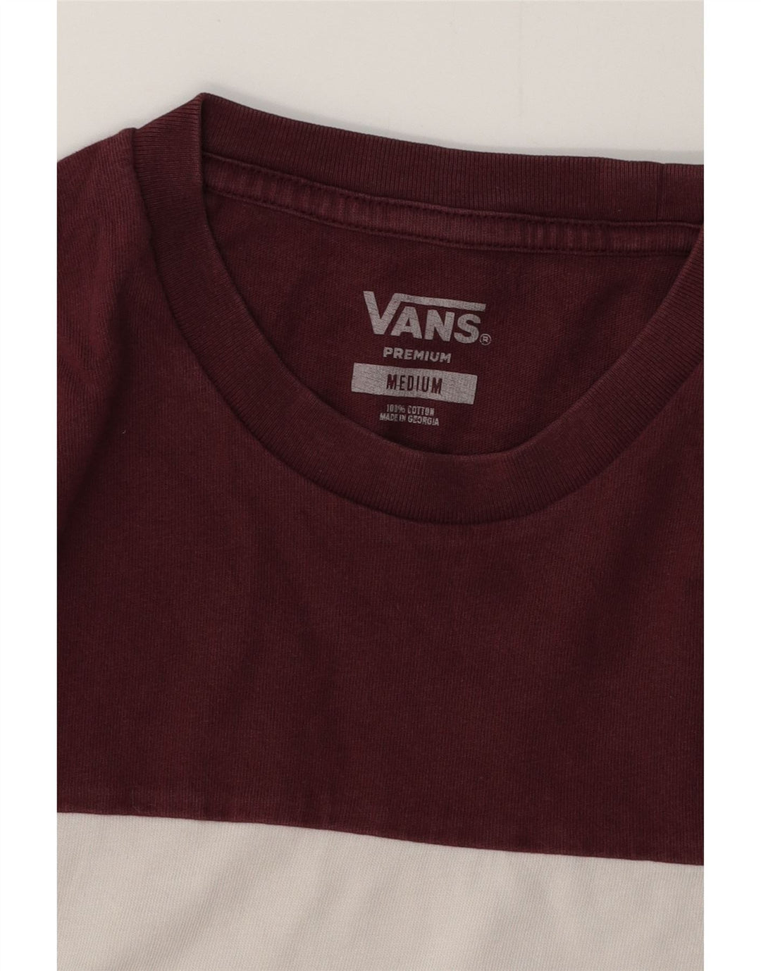T-shirt grafica da uomo VANS Top in cotone color block medio multicolore
