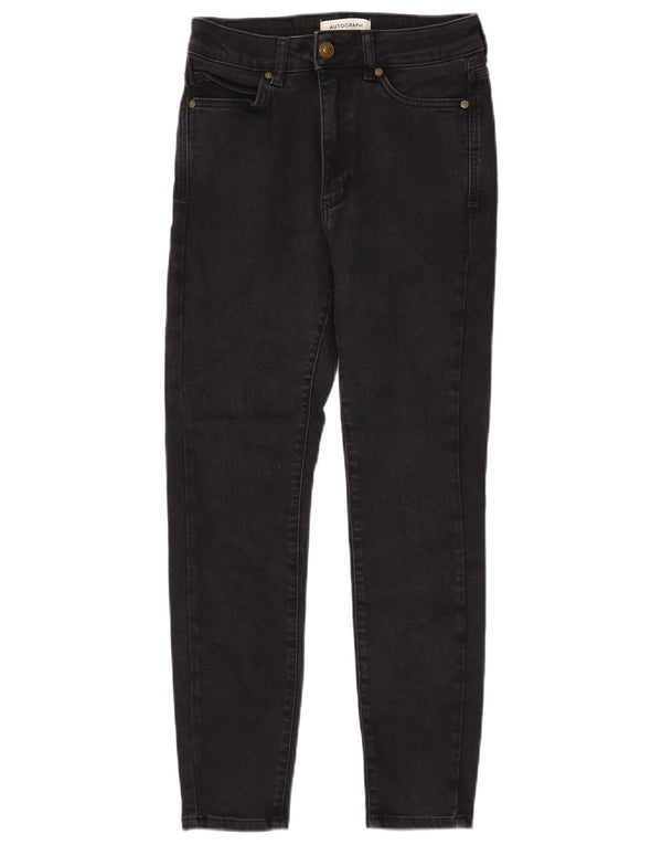 Jeans skinny autografati da donna Marks & Spencer UK 8 piccoli W26 L26 neri