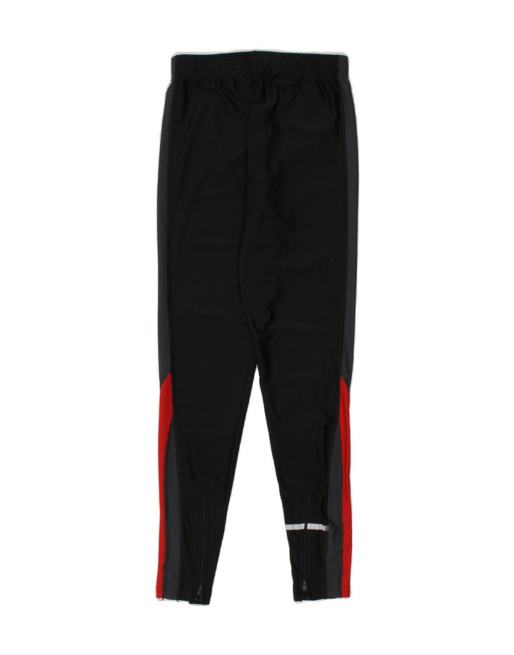 ASICS Womens Tracksuit Trousers UK 12 Medium Black Colourblock Vintage Asics and Second-Hand Asics from Messina Hembry 