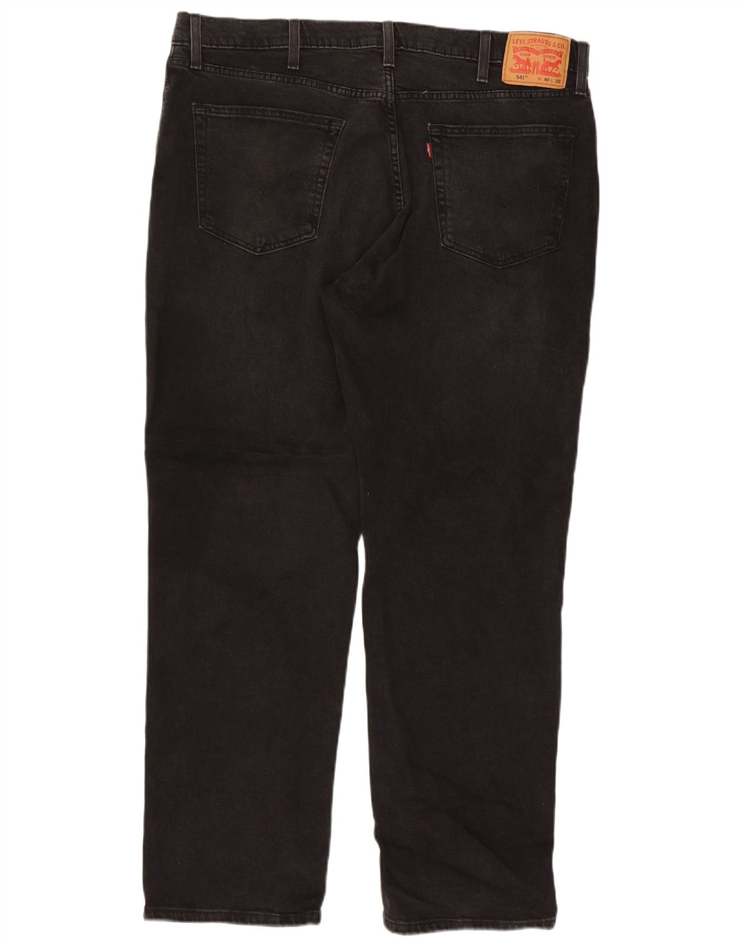 Levi's Uomo 541 Jeans affusolati W40 L32 Cotone Nero