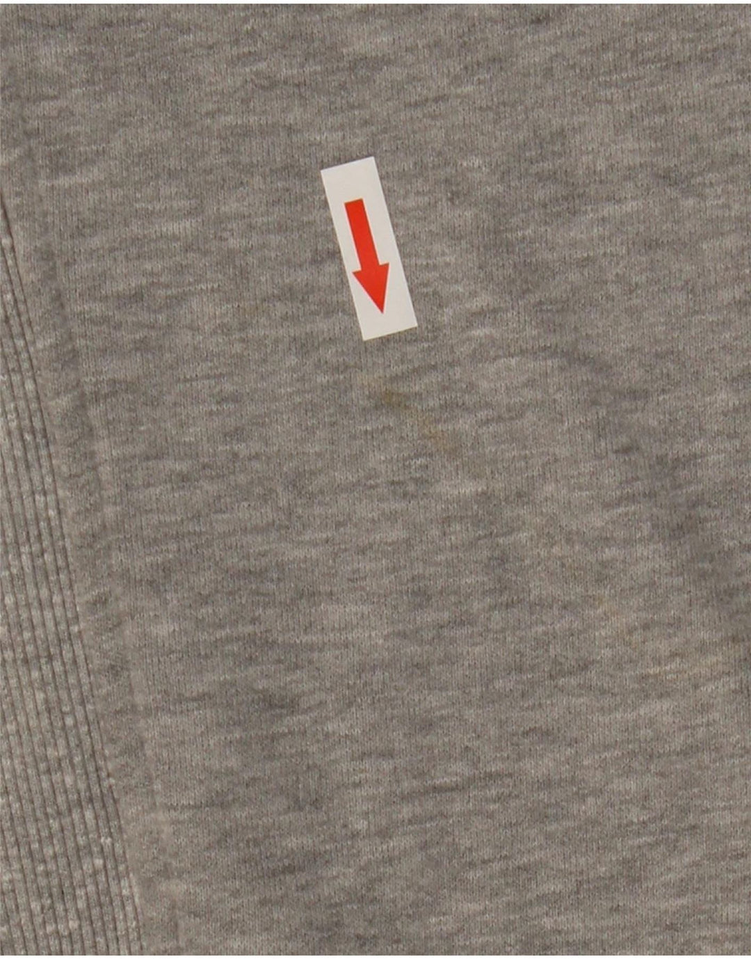 Felpa oversize con grafica da donna Superdry, maglione UK 14, cotone grigio grande