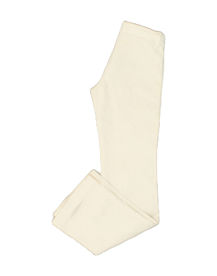 DIESEL Womens Straight Casual Trousers W30 L34 White Cotton | Vintage Diesel | Thrift | Second-Hand Diesel | Used Clothing | Messina Hembry 