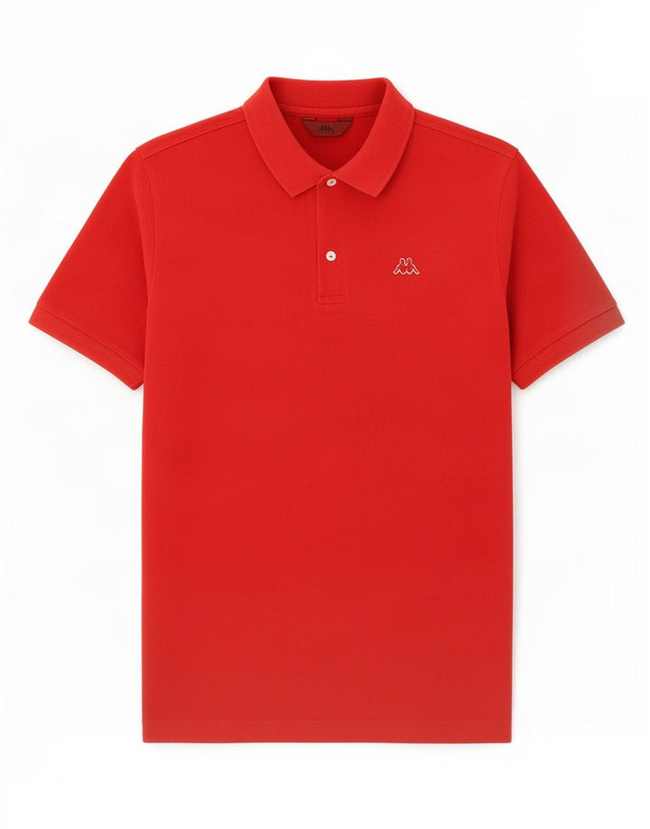 Polo Kappa Uomo Rosso Medio In Cotone