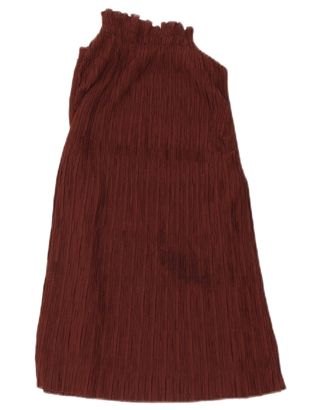 Top alla caviglia da donna Zara UK 10 piccolo bordeaux in poliestere