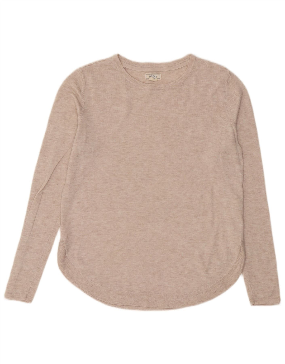 Maglione maglione girocollo da donna Fat Face UK 12 Poliestere beige medio