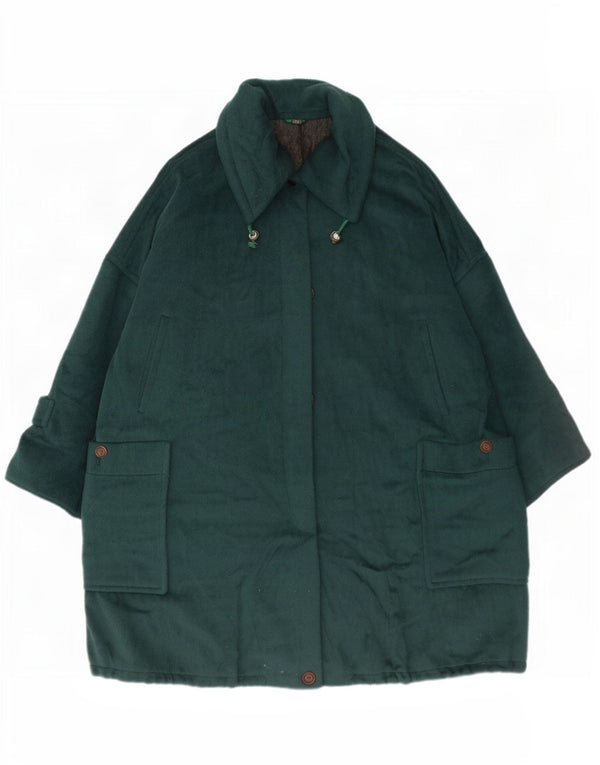 Soprabito oversize da donna Sportmax UK 12 Lana verde medio