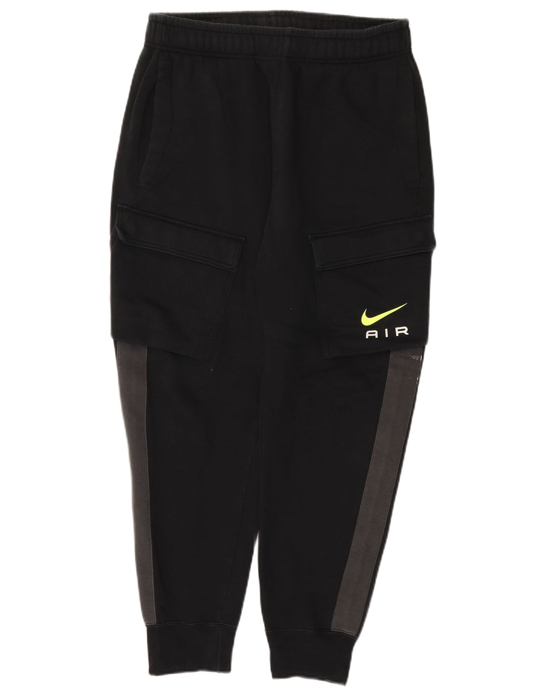 Pantaloni da tuta Nike da uomo cargo da jogging, cotone color block medio nero