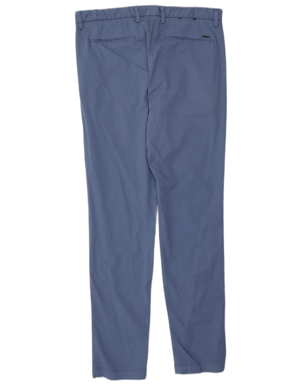 Pantaloni chino slim da uomo Hugo Boss W32 L32 cotone blu