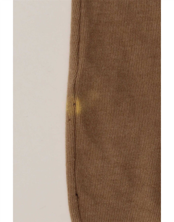 Canotta da donna Zara UK 16 grande in cotone beige