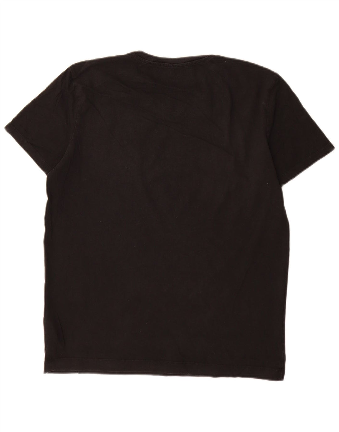 CALVIN KLEIN T-shirt grafica da donna Top UK 14 Medium Black Cotton