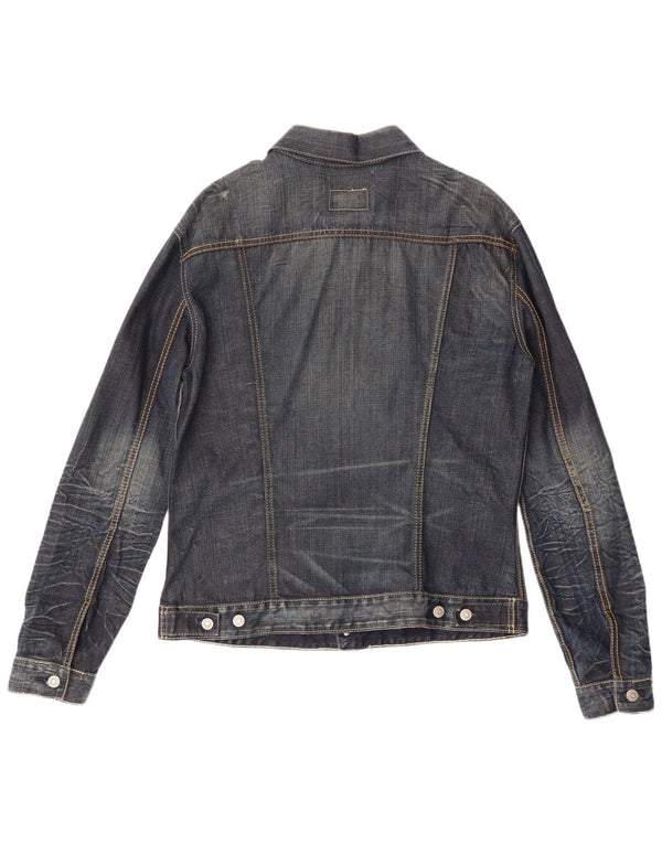 Giacca di jeans da uomo Levi's UK 40 grande cotone blu