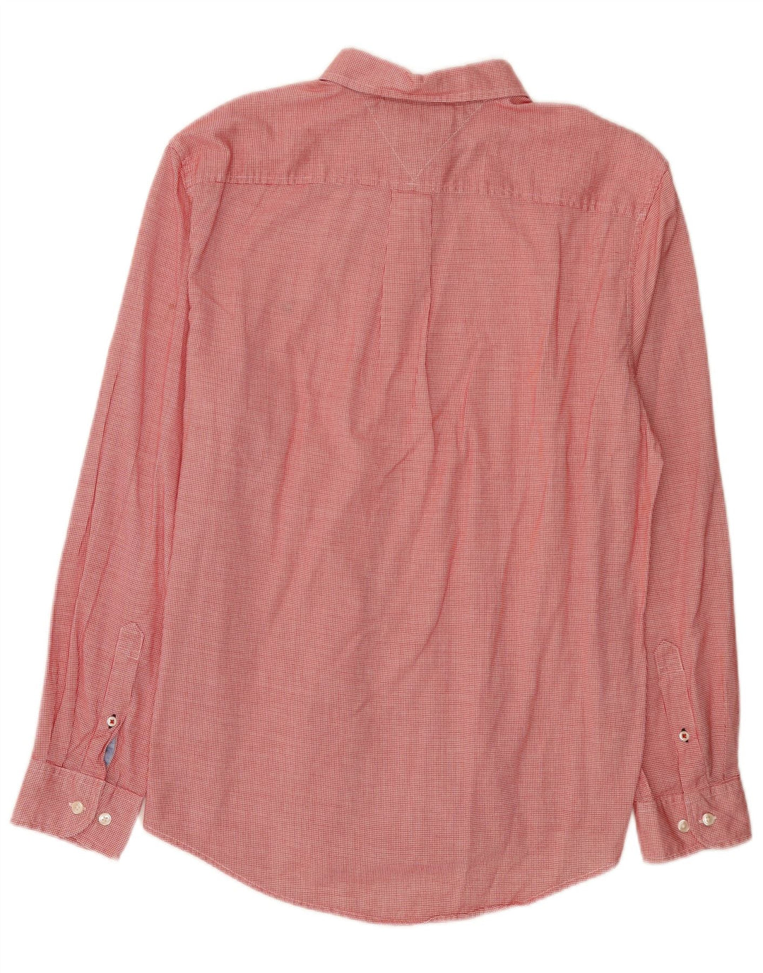 Tommy Hilfiger Uomo Mauritius Camicia in cotone a quadri rossi grandi