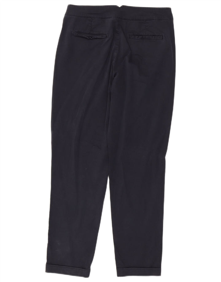 Pantaloni chino da donna MASSIMO DUTTI EU 38 Small W28 L28 Blu navy