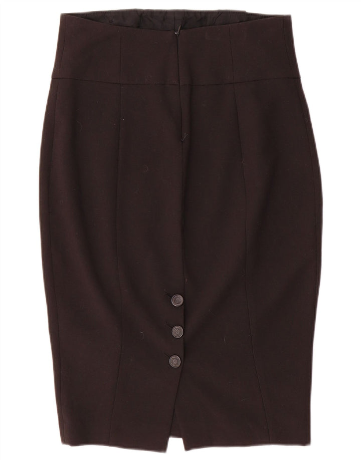 Gonna a tubino a vita alta da donna Zara media W26 nera