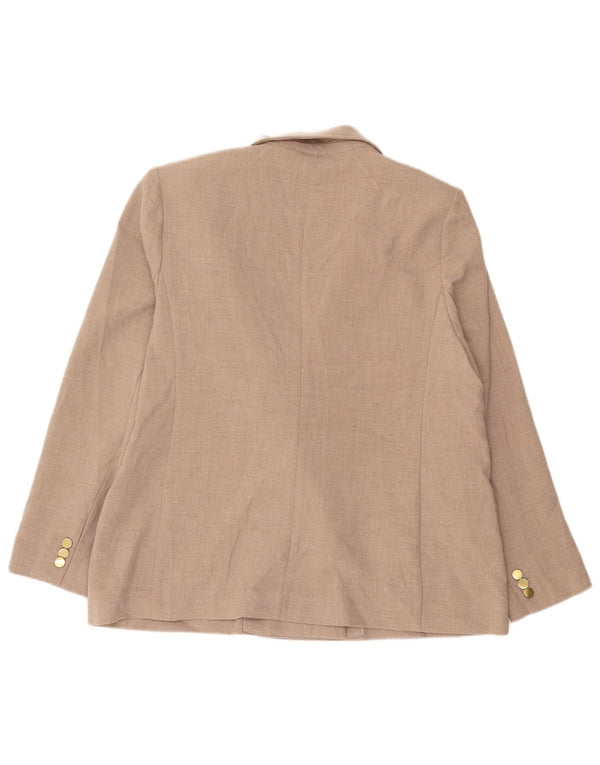 Giacca blazer doppiopetto da donna Marks & Spencer UK 18 XL Beige