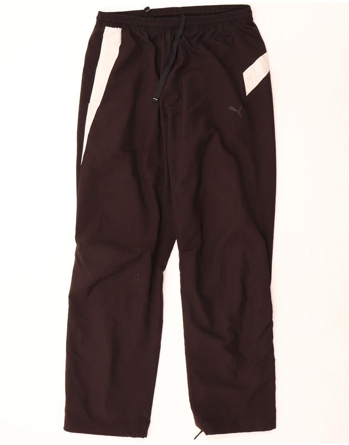 Pantaloni da tuta da uomo Puma Medium Black Colourblock in poliestere