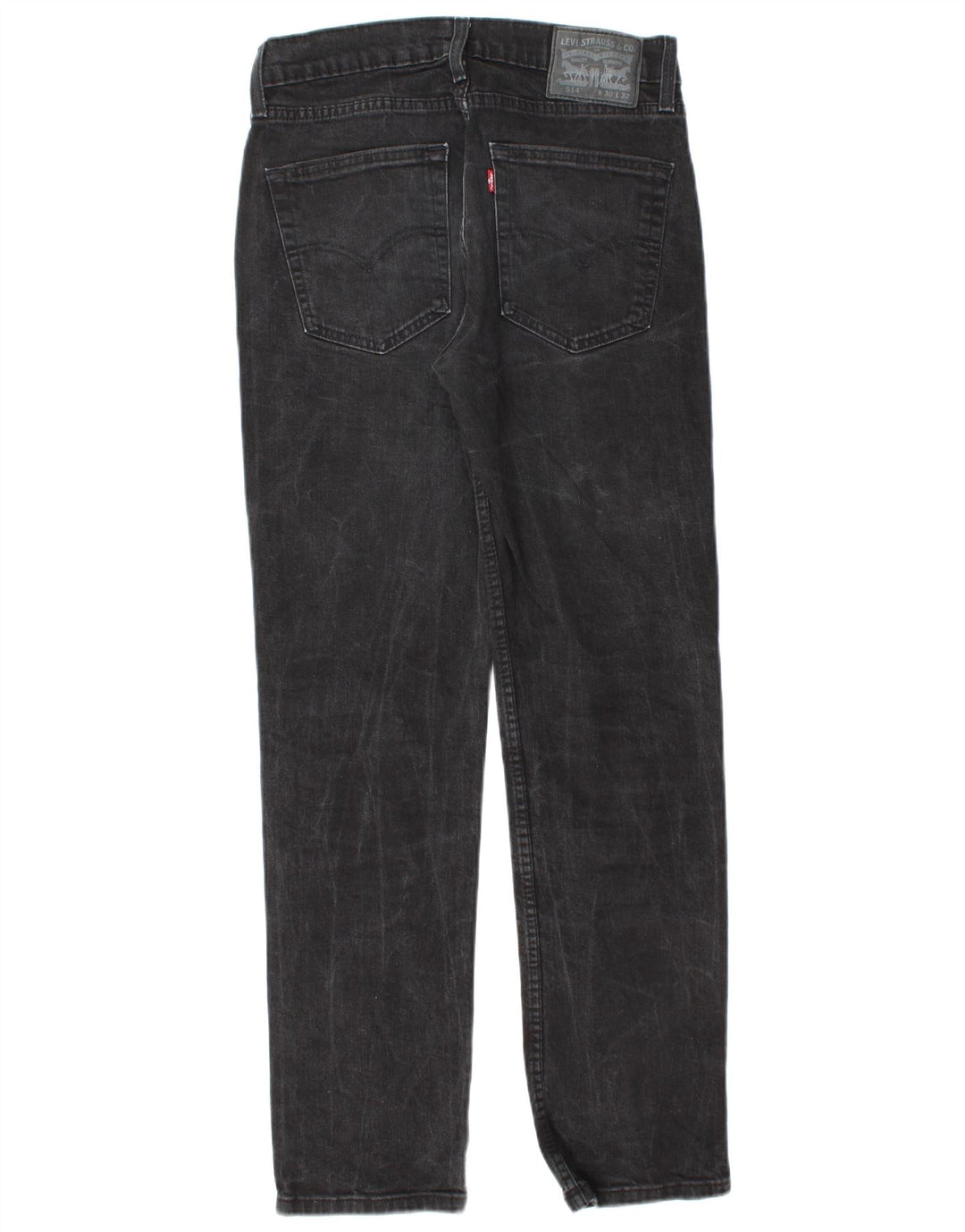Levi's Uomo 514 Jeans dritti W30 L30 Cotone Nero