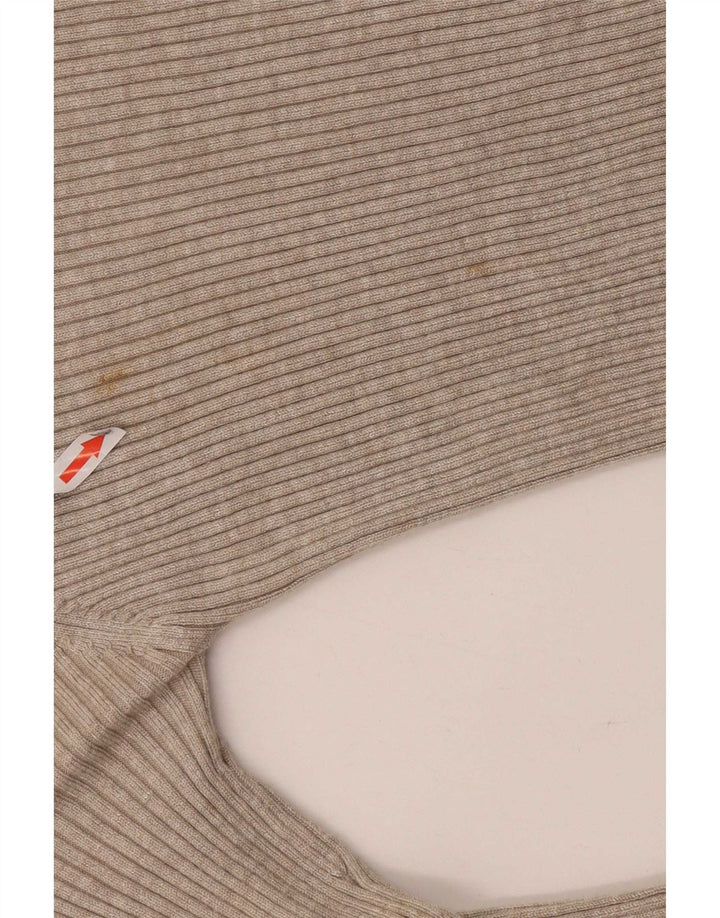 Top Zara da donna a maniche lunghe UK 8 Small in viscosa grigia