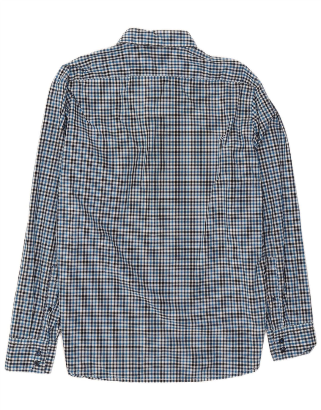 Camicia Hugo Boss da uomo vestibilità regolare XL cotone a quadretti blu