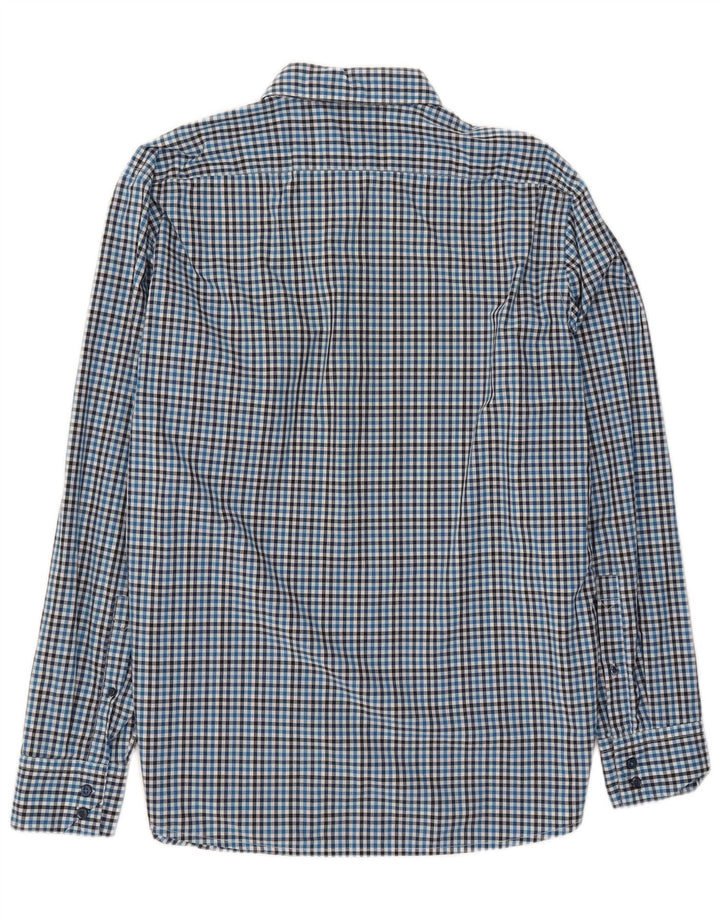 Camicia Hugo Boss da uomo vestibilità regolare XL cotone a quadretti blu